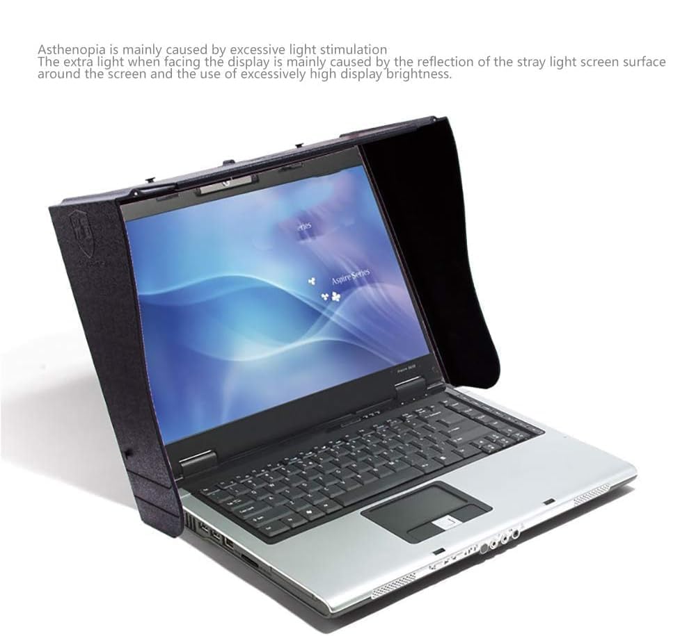 Parasole per Monitor da Tavolo, Parasole per Monitor Video Portatile, Parasole, Regolabile da 29 a 34 Pollici, Protezione della Privacy, paraluce per Schermo PC, per Ufficio, Giochi