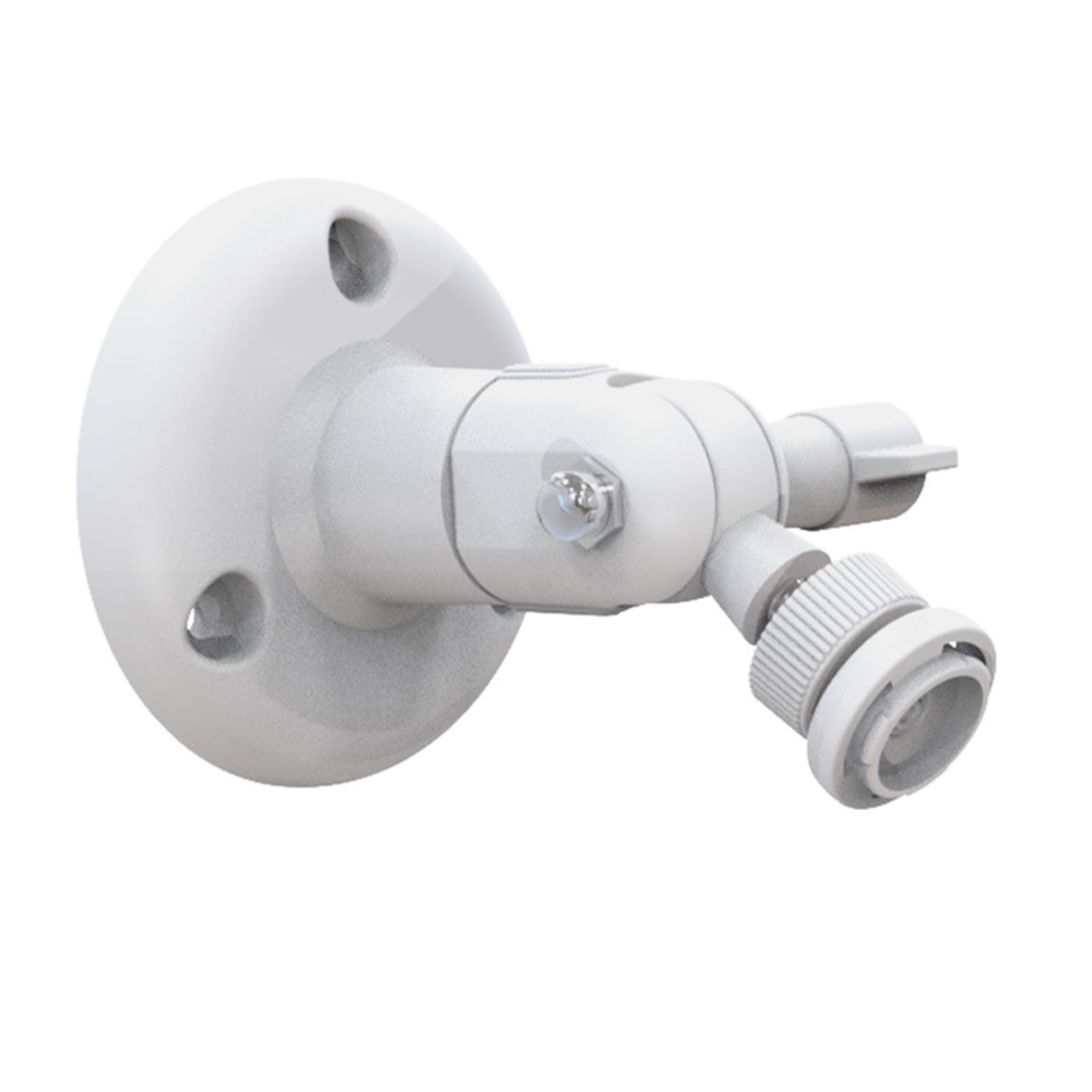 Hzbb White Flexible 360 Degree Rotating Camera Mount Waterproof Wall Bracket For Multiple Security Cameras Quick Setup Adjustable Security Camera Bracket