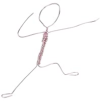 Vista 13 de TecUnite Alambre de aluminio para esculpir armadura, alambre flexible para manualidades (2 rollos, plata, 32.8 ft x 0.059 in)