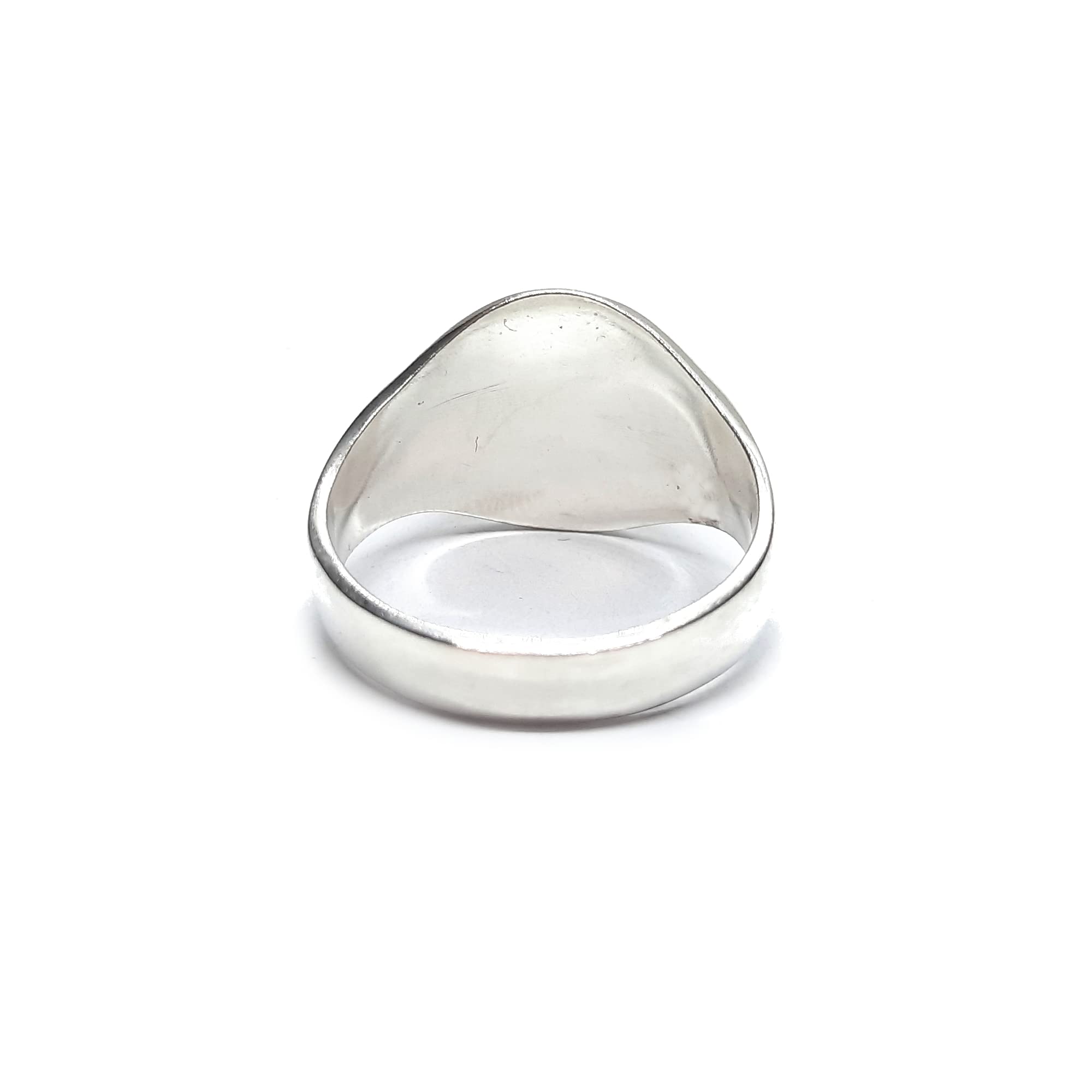 Anello da uomo in argento sterling Arcangelo Michele massiccio con marchio di garanzia 925