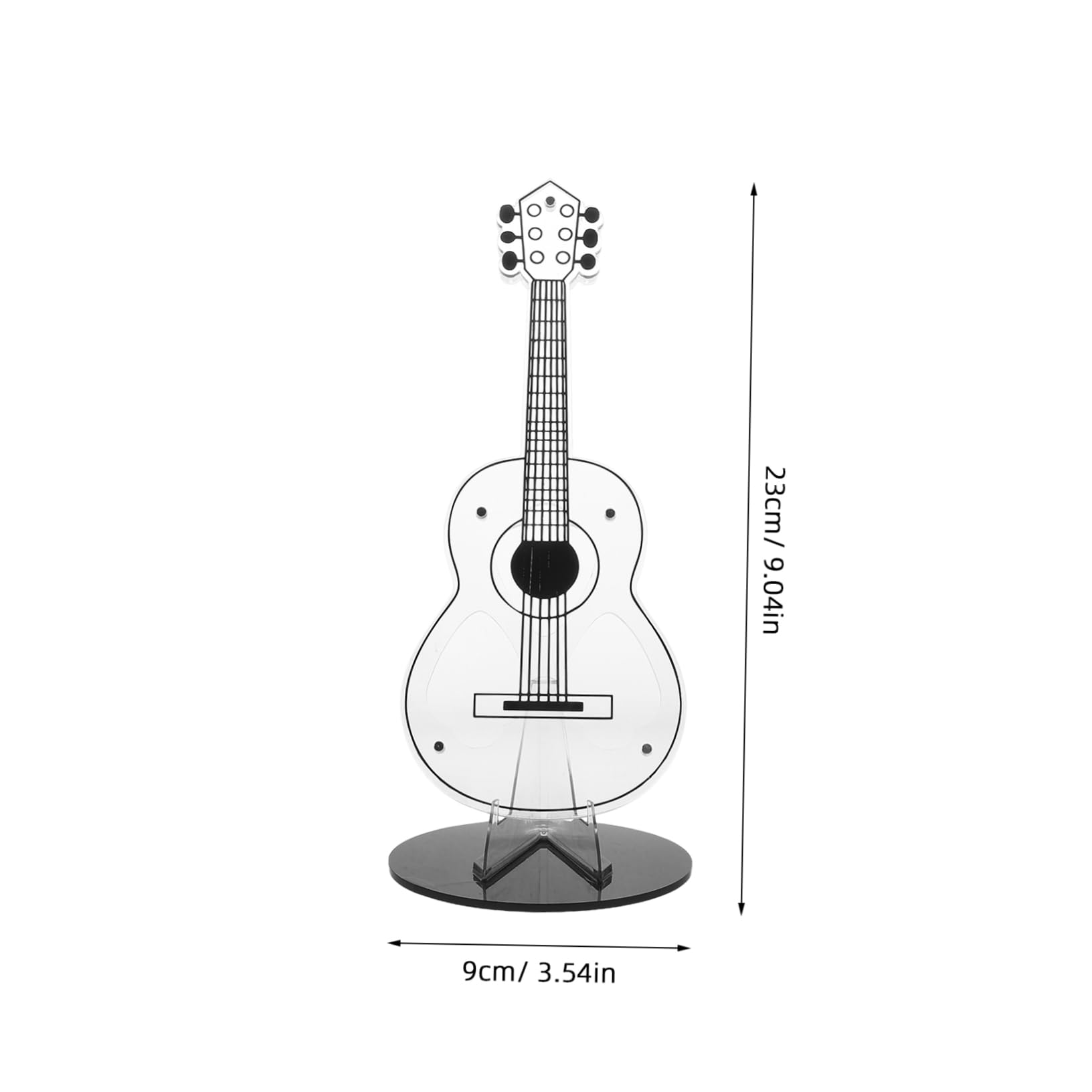 Healifty Acrylic Guitar Pick Display Box Holder for Acoustic Guitar Picks Multipurpose Storage for Organization and Protection present for Music
