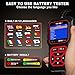 Acclope BT60 PRO Car Battery Tester 6V/12V/24V, 2–120Ah, 100–3000 CCA, AGM/Gel/Lithium, Digital Analyzer, QR Cloud Report (No App), Alternator & Starter/Charging System