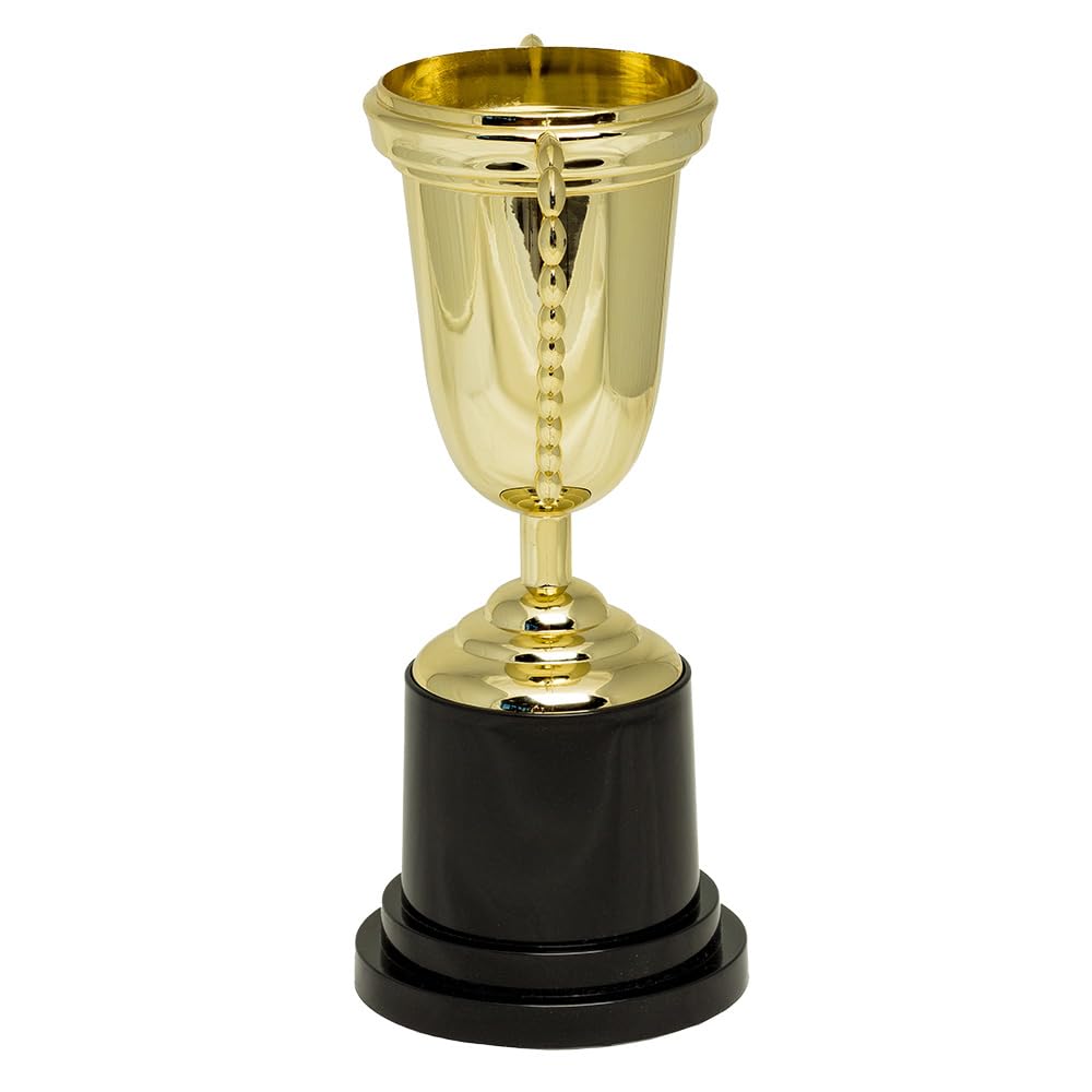 Boland - 30848 - Trofeo d'oro, dimensione 25 cm, decorazione per feste, coppa, competizione, vincitore