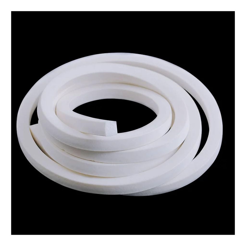 Square Silicone Foam Strip, 2×2 Mm - 30×30 Mm High Temperature Resistant Elastic Sealing Strip, Doors Windows Trim Sealing Element, 1pcs(14x14mm-1Meter)