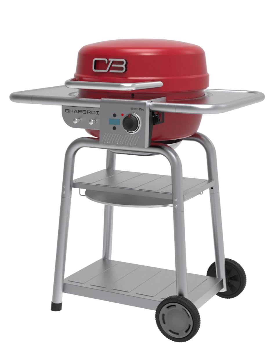 Bistro Pro™ Electric Grill & Griddle + Charcoal Mode, Red - 25302146