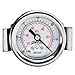 Winters PEU Series Steel Dual Scale Economy Panel Mounted Pressure Gauge, 30"Hg Vacuum/kpa, 1-1/2" Dial Display, +/-3-2-3% Accuracy, 1/8" NPT Connection