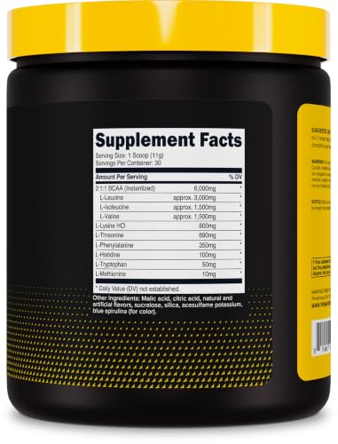 Image of Primaforce EAA Powder (30 Servings, Rocket Pop Flavor) - Essential Amino Acids for Pre /Intra Workout and Recovery - Non-GMO and Gluten Free