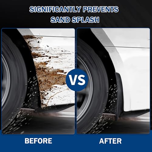 Image of 2025 Upgraded Mud Flaps for Tesla Model 3 Highland (2024 & 2025) - No Drilling, Easy Install Splash Guards - All-Weather Fenders for Tesla Model 3 Accessories