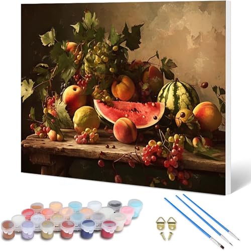 Paint by Numbers t[c G 80x60CM, l h DIYG fW^G XCJ io[yCg S҂Ƒl - KpΏ CeA Ǐ z[fR[V -hjw25010KA