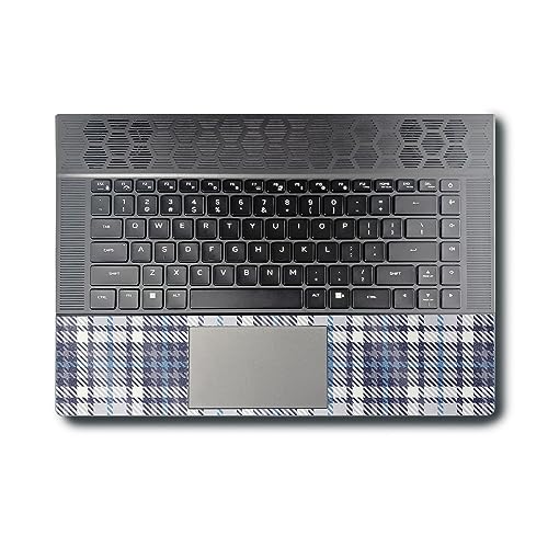 Image of MightySkins Glossy Glitter Skin Compatible with Alienware X16 R1 (2023) Full Wrap Kit - Blue Plaid | Protective, Durable High-Gloss Glitter Finish | Easy to Apply & Change Styles | Made in The USA