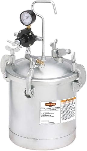 Shop Fox W1799 Tanque de pintura de 2-1/4 galones