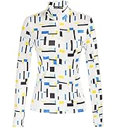 JACK SMITH Women Long Sleeve Workout Shirts Moisture Wicking Golf Shirts with Thumb Holes S-2XL