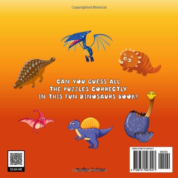 Miniatura 2 de Let's Play I Spy Dinosaur With My Little Eye Book for Kids Ages 4-8, A Fun Guessing Puzzle ABC Alphabet Game for Toddler and Preschoolers