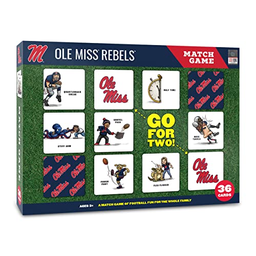 Image of YouTheFan NCAA Officially-Licensed Memory Match Game - Humorous, Team-Specific, Original Hand-Drawn Artwork, Fun for the Whole Family, for Fans Young and Old