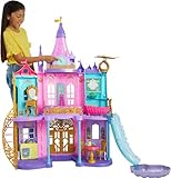 Das Schloss hat außerdem einen wunderschönen Kronleuchter und eine Glühwürmchenlampe, die Kinder an verschiedenen Stellen im Puppenhaus platzieren oder an den Decke befestigen und sich drehen lassen können, um für noch mehr Magie zu sorgen