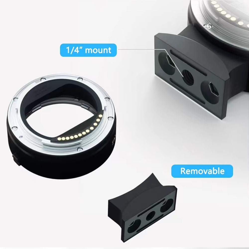 Adattatore EF-EOSR con attacco autofocus compatibile con gli obiettivi Canon EF/EF-S per le fotocamere EOS R RP R3 R5 R50 R6 R7 R8 R10