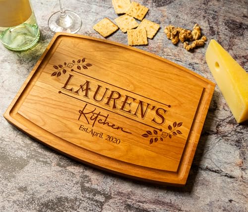 Tabla de cortar rectangular personalizada de madera miniatura 4