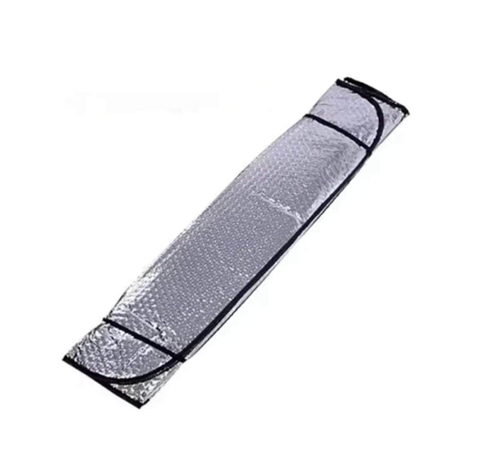 Parasol para coche de 140x70 cm con cortina protectora plegable 7