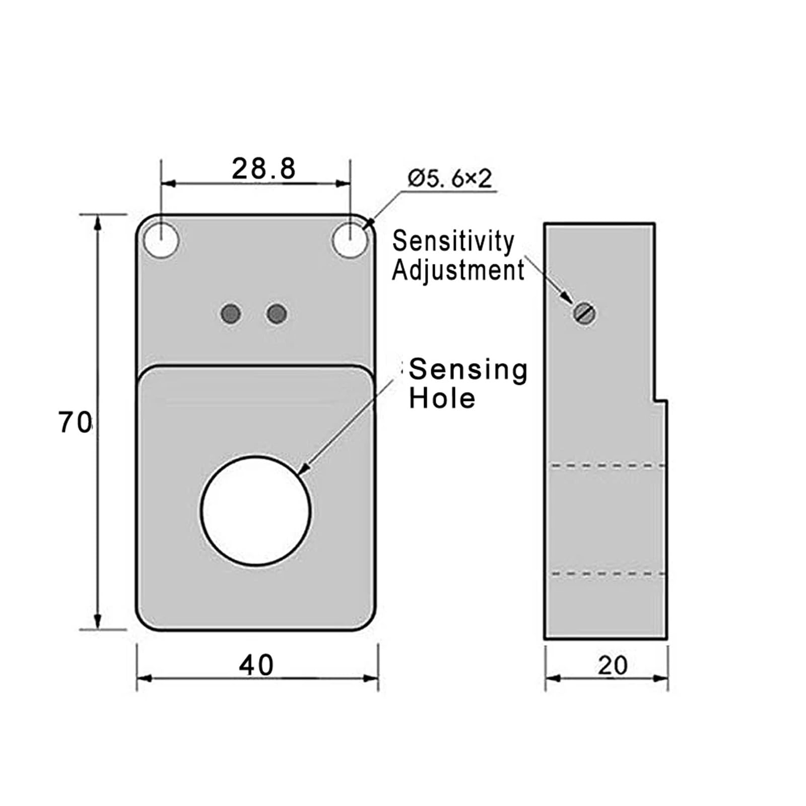 Interruptor de proximidad inductivo de anillo, 3, 6, 8, 10, 12, 15, 22 y 30 mm, resorte de tornillo, bola de acero, sensor de detección de velocidad de objetos metálicos, NPN, PNP, 1 unidad(LR-30 (30m