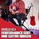 Gator Frameworks Deluxe-Gitarren-Performance-Sitz mit 3-Punkt-Höhenverstellung und hinterer Gitarrenaufhängung (GFW-GTR-SEATDLX)