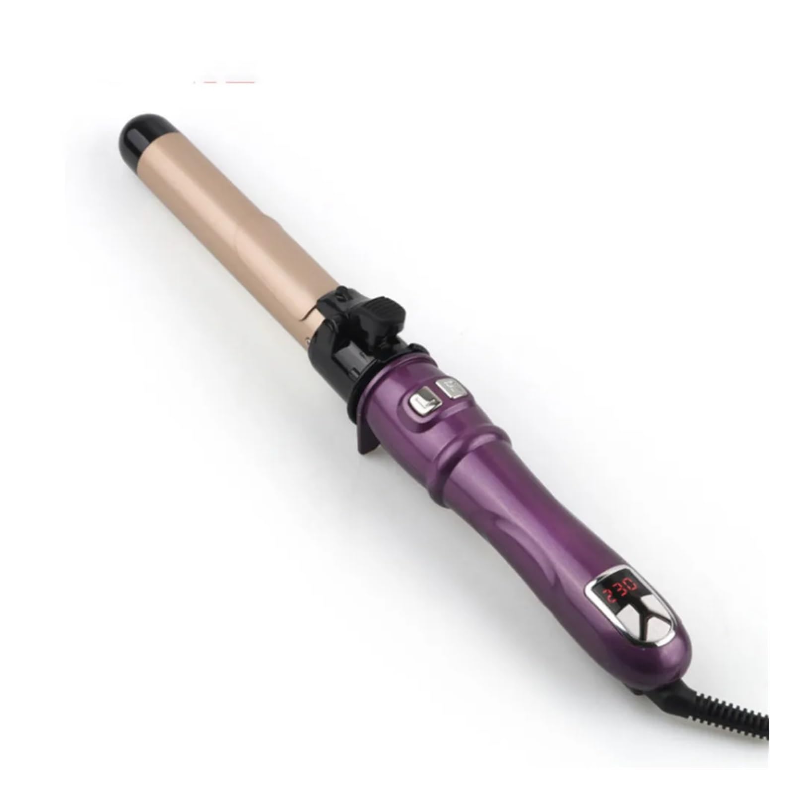 Rizadores de volumen automáticos, plancha for el cabello, no daña las herramientas for rizar el cabello y el intercambiador de calor de cerámica, gran volumen cuicui(Color:PURPLE,Size:Us)