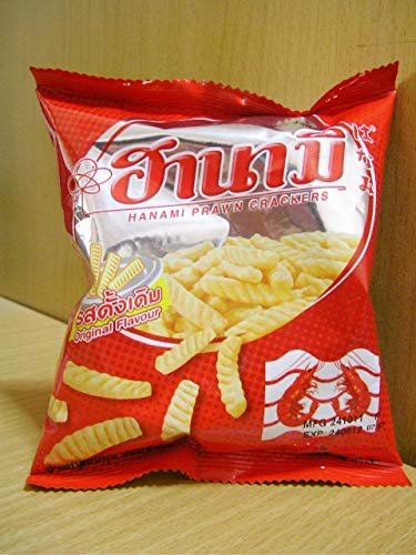 Galletas HANAMI Prawn Crackers Sabor Original Pack 12 x 15g miniatura 2