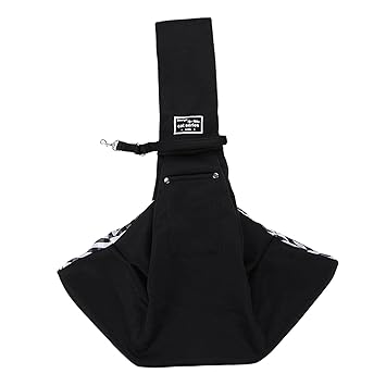 ?GIANTE Dog Carrier Cats Pouch Carrying Pet Sling Bag for Outdoor Hiking Black