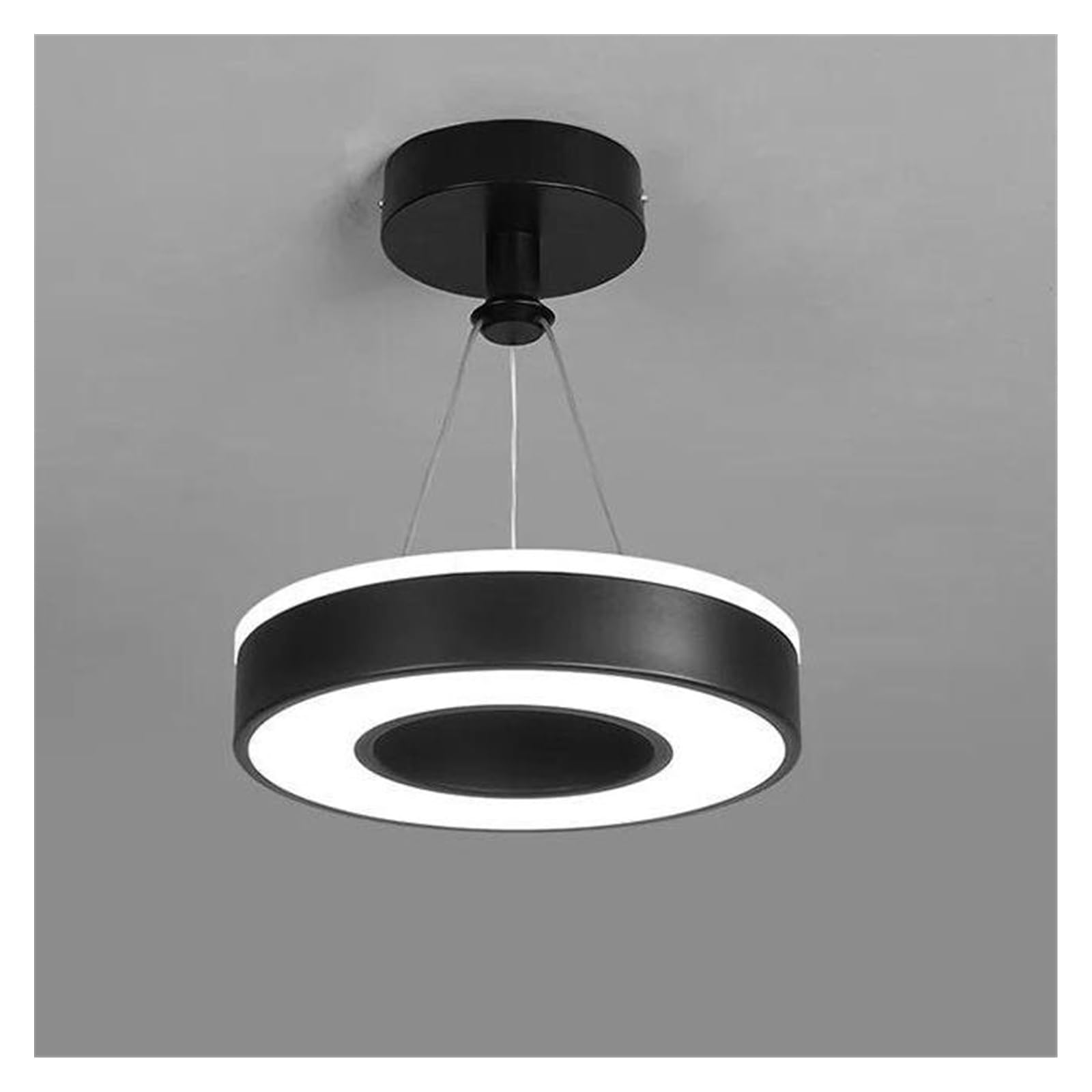 Lustre LED circulaire à diffusion blanc froid pour chambre et salon - 6