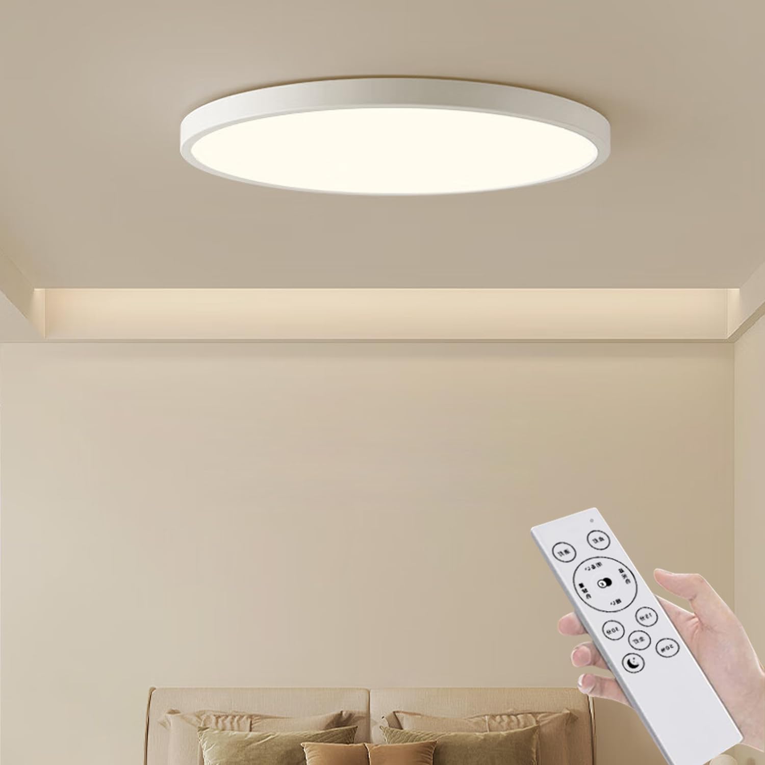 Amazon.co.jp : Xmlolyn シーリングライト LED 6畳 8畳 12段階調光調色