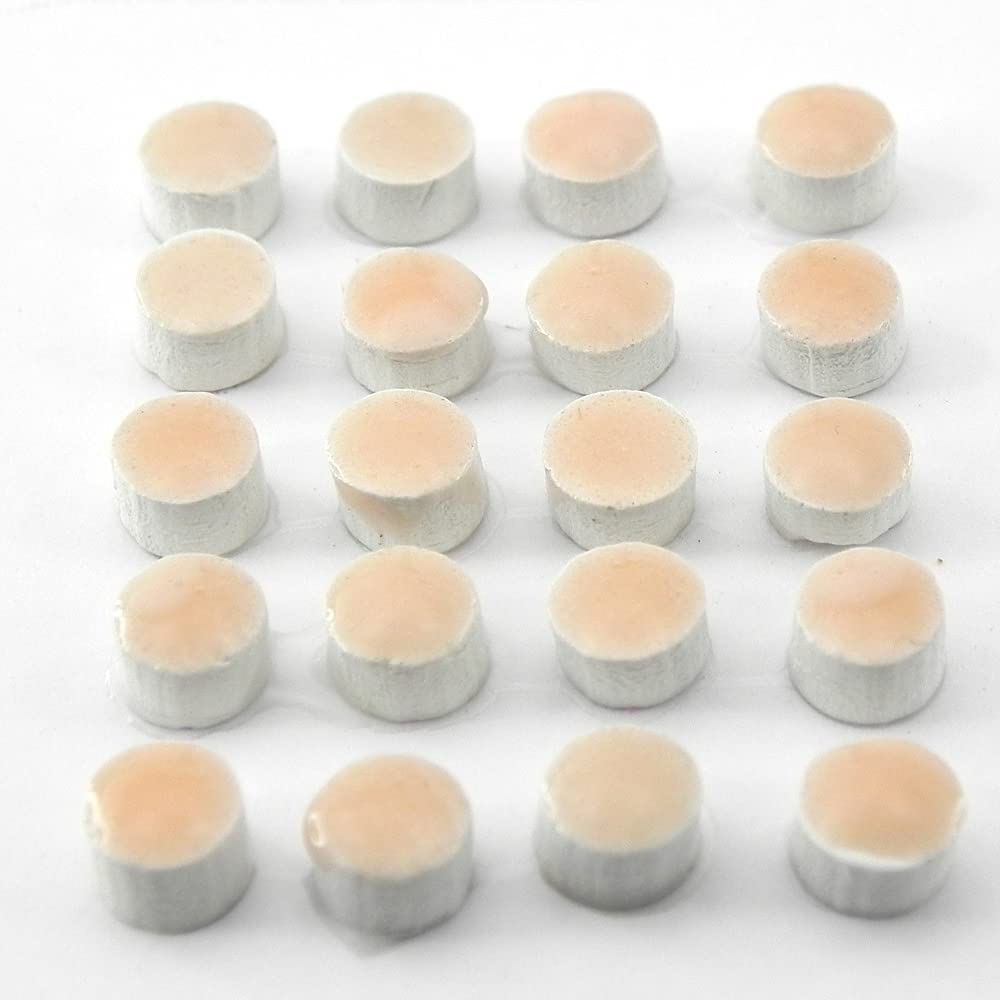 ALEA MosaicWR03 Micro Mosaic Tiles Diameter 5 mm Pack of 1000 Pastel Orange