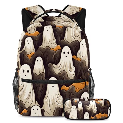 Sac à dos fantôme d'Halloween coloré, le cadeau parfait pour garçons et filles