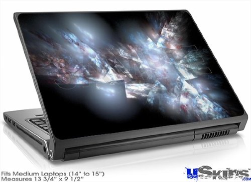 uSkins Laptop Skin (Medium) - Coral Tesseract