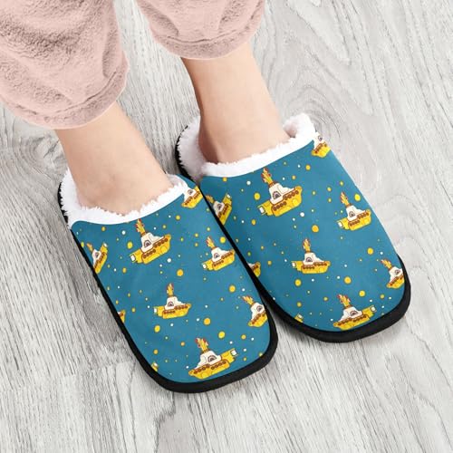 Slippers for Women Men, Memory Foam House Slippers Indoor Home Bedroom Spa Travel Shoes3