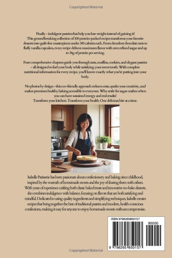 Fit & Sweet Cookbook: Healthy Low Carb High Protein Pastry Recipes for Weight Loss || Protein Pastries Made Easy image 3