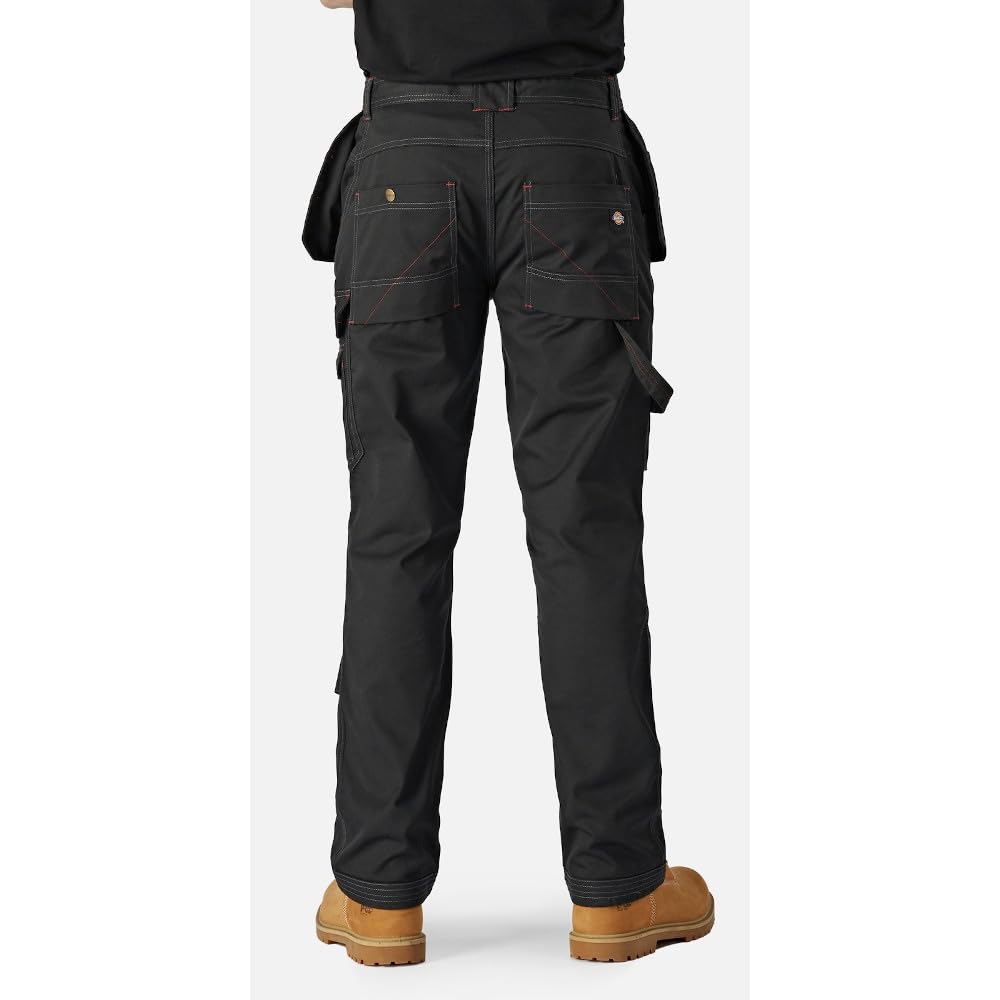 Dickies Redhawk Pro Poliesterowe Męskie Czarne Spodnie Outdoorowe