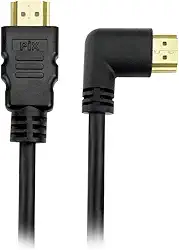 PIX Cabo HDMI 2.0 4K 19 Pinos - Plug 90 Graus, 10 Metros