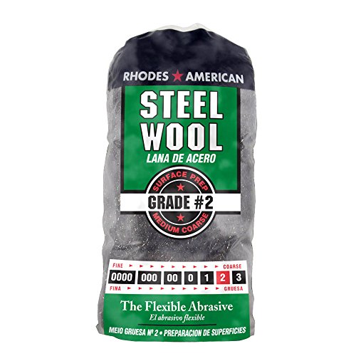 Image of Steel Wool, 12 pad, Medium Coarse Grade #2, Rhodes American, Surface Preparation