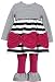 Bonnie Jean Little Girls' Bonaz Heart and Stripe Legging Set
