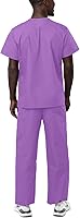 Vista 2 de Adar Universal Unisex Scrubs Unisex Drawstring Scrub Set