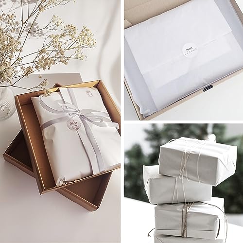 Image of Simetufy 115 Sheets 20x30 White Tissue Paper for Gift Bags
