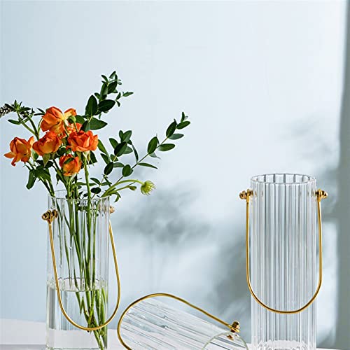Vase en verre transparent stable pour éviter la chute des fleurs - 6