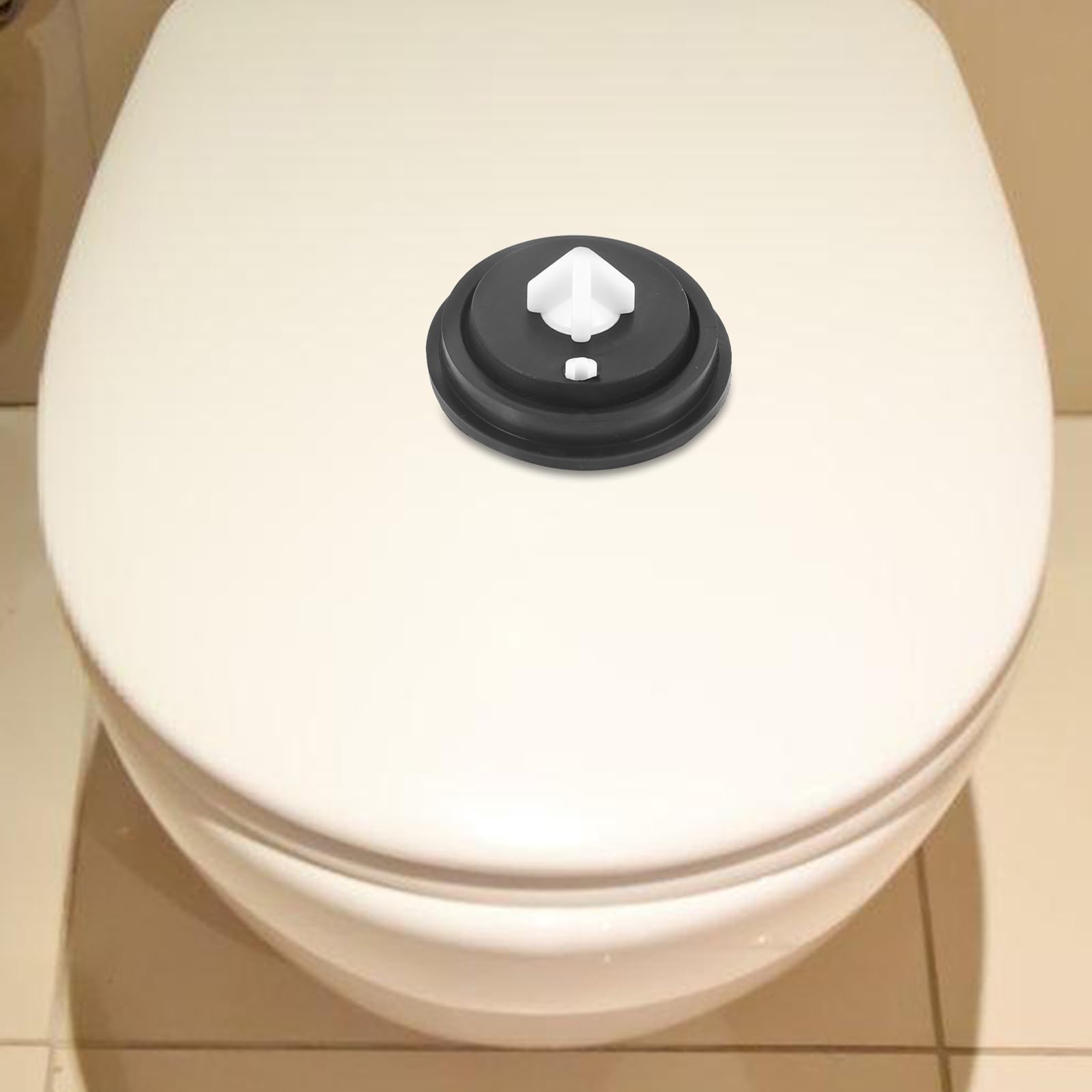 Rondella di Tenuta per Valvola Galleggiante Wc in Gomma Nero, Valvola di Ingresso per Serbatoio Toilette Vintage, Installazione Facile per Casa e Bagno