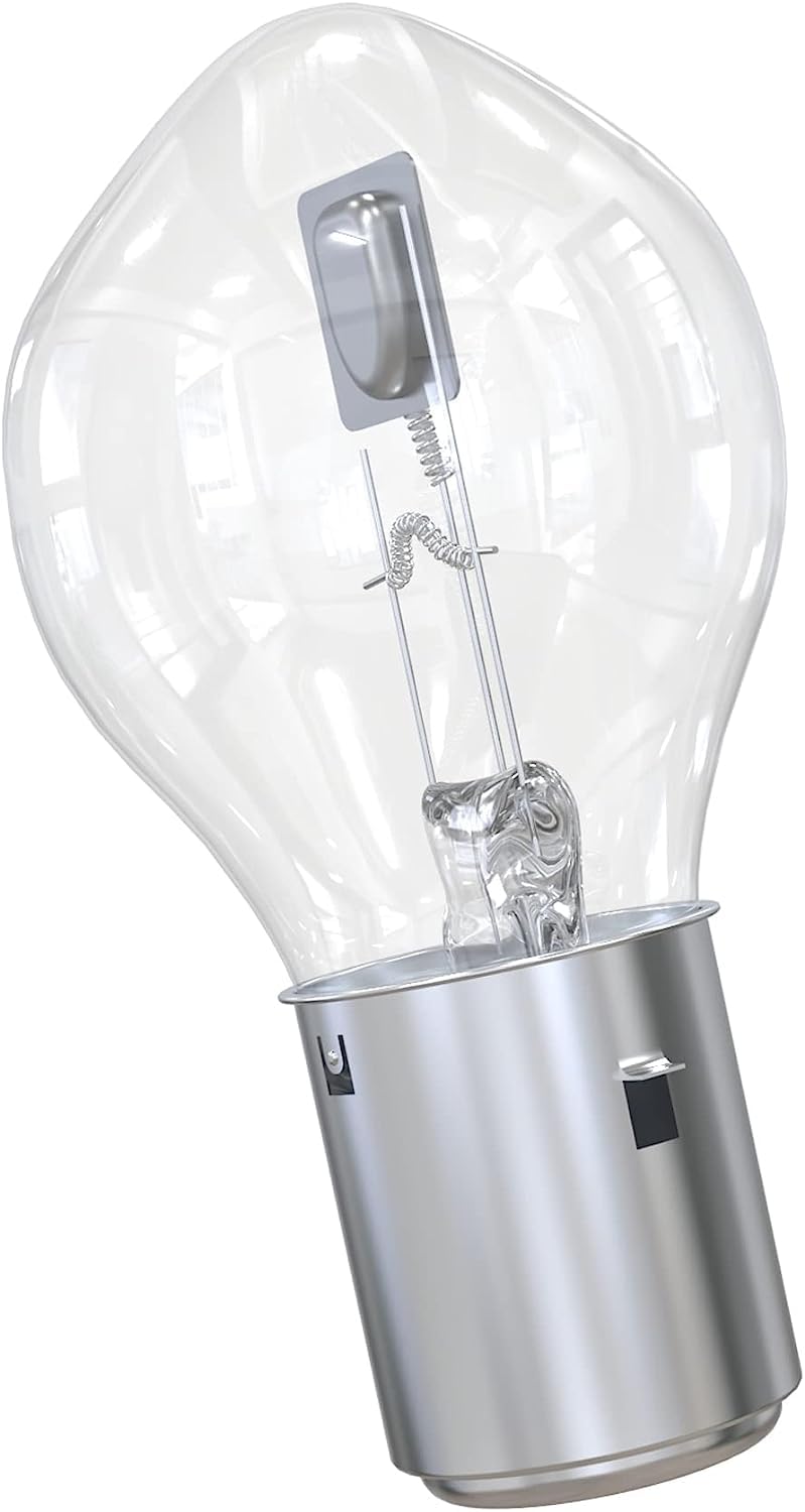 LIGHTWORLD24 10 unidades BA20d S2 35/35W 12V bombillas halógenas para motocicleta – luz de carretera y cruce súper brillante – faro delantero para scooter, ciclomotor, moto, lámpara Bilux