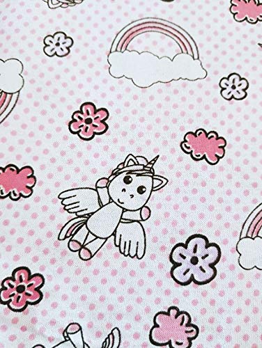 JOGO LENÇOL BERÇO BEBÊ ESTAMPADO BABYCORNIO ROSA SULBRASIL 3 PEÇAS