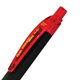 Pentel EnerGel Kuro Liquid Gel Pen, (0.7mm) Medium line, Red Ink, 12 Pack (BL437R1-B) – view 5