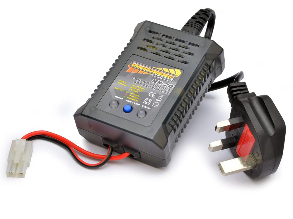 Overlander NX-20 Battery Fast Charger for Tamiya RC Cars Models Kits and Airsoft NI-MH Batteries
