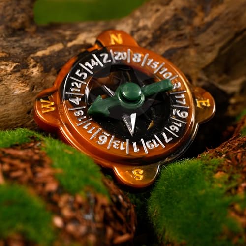 PolyHero Ranger D20 Brújula Spinner para RPG miniatura 6