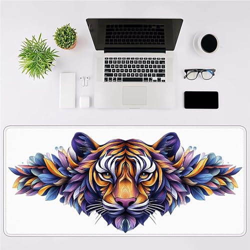 Sous main bureau tigre grand format pour installer son PC