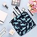 Degpum Shark Makeup Bags for Women,Perfect Cosmetic Bag Just A Girl Who Love Shark For Sisters,Daughters, Friends,Teen Girls & Women.Ideal Gift For Travel, Birthdays, & Christmas,Mothers Day