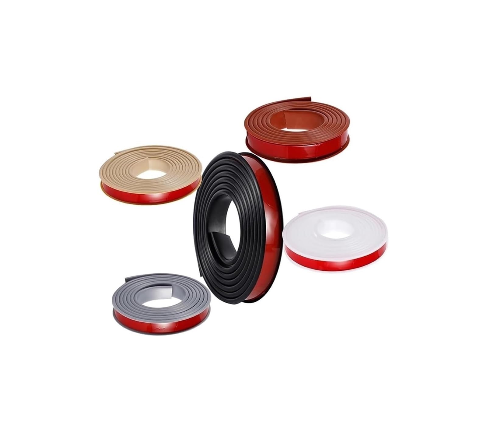 Samoprzylepne obrzeża, Samoprzylepne zabezpieczenie krawędzi mebli w kształcie litery U, wielokolorowe 9-50 mm x 10 m(Black,36mmx10m)